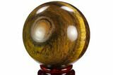 Polished Tiger's Eye Sphere #124618-1
